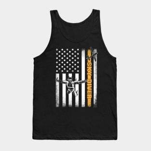 American Skydiver USA Flag Tank Top